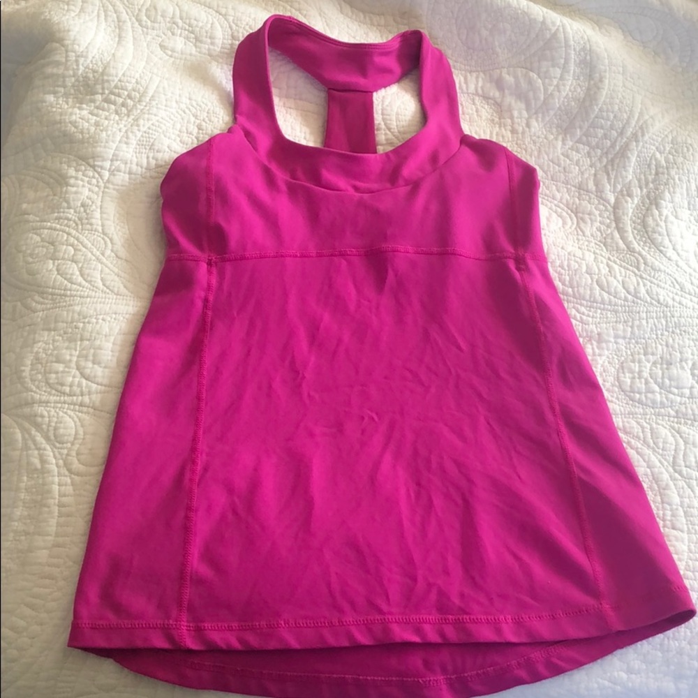 Pink Lululemon Tank Top